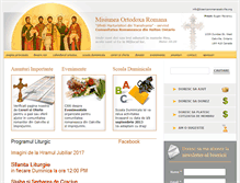 Tablet Screenshot of bisericaromanaoakville.org